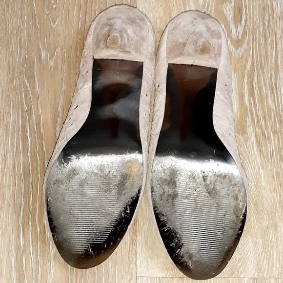 Steve Madden "Taliaa" Medium Tan Suede Heels - Picture 5 of 5